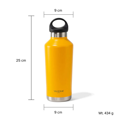 Vahdam Tea Rover Bottle Insulated Yellow